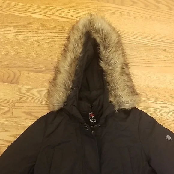 Madison Black Ski Jacket with Faux Fur Hood - Picture 2 of 15